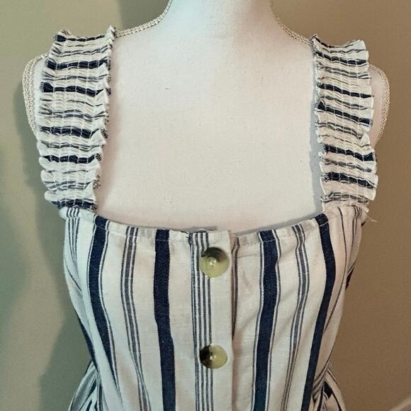 White & blue striped sundress - Picture 8 of 10